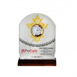 Clock Plaques CL2048 – Crystal Plaque With Clock