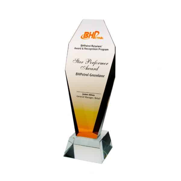 Crystal Plaques CR8053 – Exclusive Shield Crystal Glass Awards