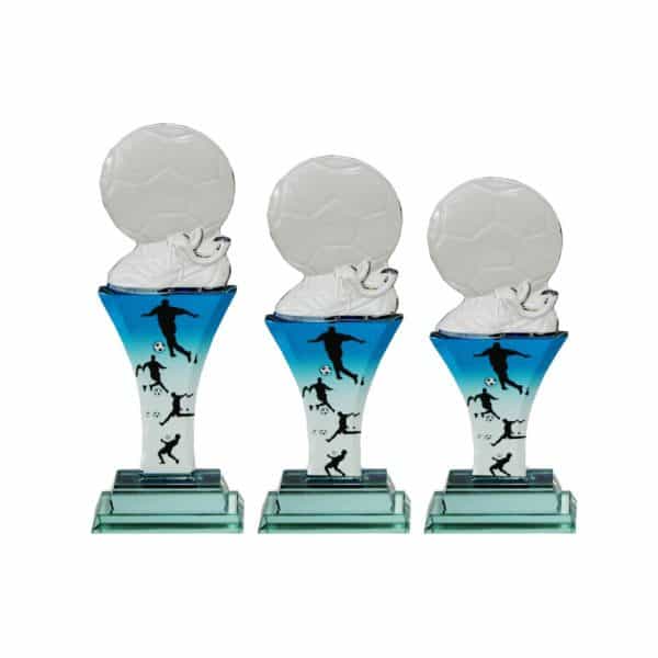 Crystal Plaques CR8113 – Exclusive Crystal Glass Awards (Football)