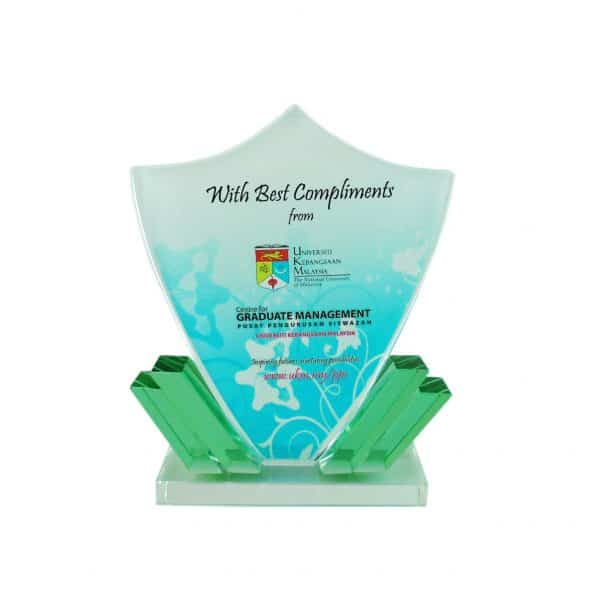 Crystal Plaques CR8160 – Exclusive Shield Crystal Glass Awards