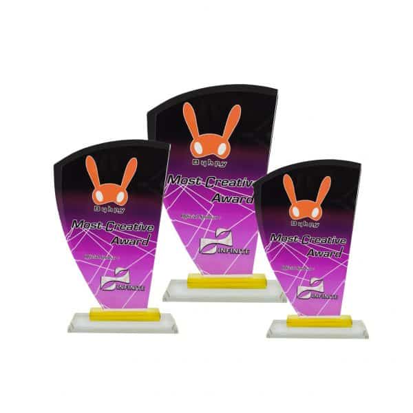 Crystal Plaques CR8257 – Exclusive Crystal Glass Awards