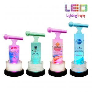 LED Trophies CR8270 – LED Lighting Trophy (Microphone)