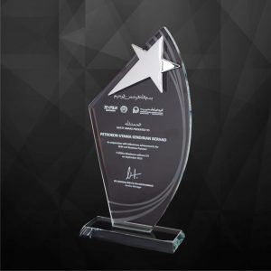 Crystal Plaques CR9166 – Exclusive Crystal Star Plaques