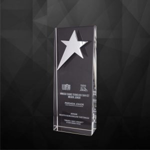 Crystal Plaques CR9172 – Exclusive Crystal Star Plaques