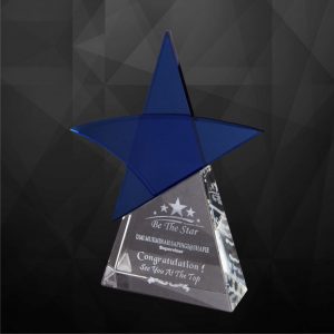 Crystal Plaques CR9173 – Exclusive Crystal Star Plaques