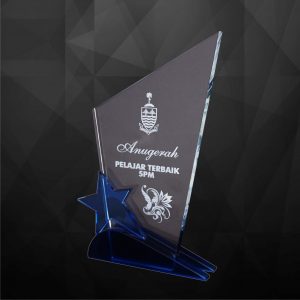 Crystal Plaques CR9175 – Exclusive Crystal Star Plaques