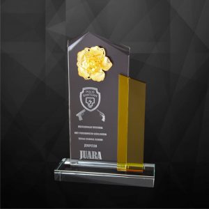 Crystal Plaques CR9215 – Exclusive Crystal Flower Plaques