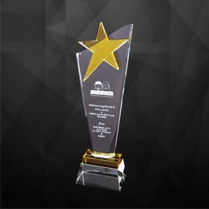 Crystal Plaques CR9225 – Exclusive Crystal Star Plaques