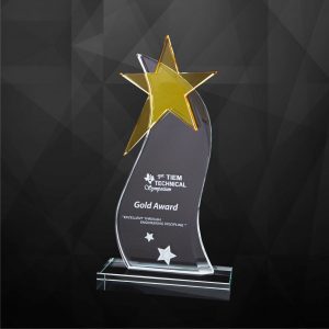 Crystal Plaques CR9226 – Exclusive Crystal Star Plaques
