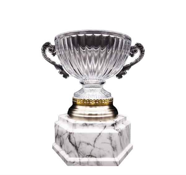 Crystal Trophies CR9336 – Exclusive Crystal Bowl Trophy