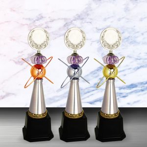 Silver Trophies EXWS6109 – Exclusive White Silver Trophy (Gold, Silver, Bronze)