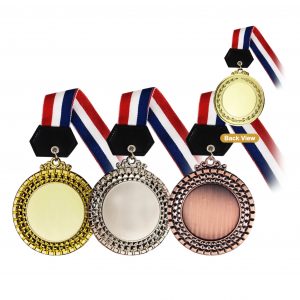 Medals MEM010 – Hanging Medal Metal (Gold, Silver, Bronze)